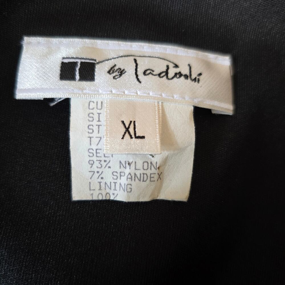 T by Tadashi Shoji Strapless Ruched Long Formal Gown Dress Vintage Chiffon - Picture 11 of 14